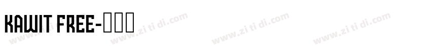 kawit Free字体转换